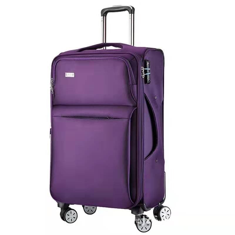 Waterproof Cross-border Black Oxford Cloth Suitcase, Durable 30 Inch Large Capacity, 20 Inch Boarding Case, Luggage Compartment