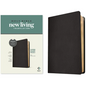 NLT Super Giant Print Bible, Filament Enabled (Genuine Leather, Black, Red Letter) - Leather
