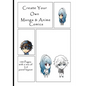 Create Your Own Manga & Anime Comics: 100 Pages with a mix of 3-9 panel layout. 7" x 10" book - Paperback