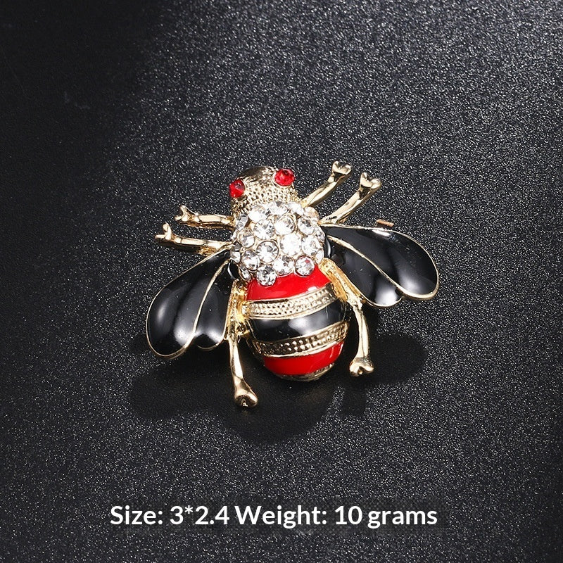 Cute Animal New Style Oil-Drop Bee Brooch
