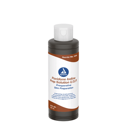 Dynarex Povidone Iodine Prep Solution Bottle