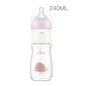 Wide caliber fast flushing bottle