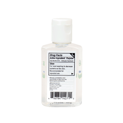 Dynarex Instant Hand Sanitizer, 1 oz. Square Bottles, 24bot/bx, 6bxs/case (144 Count)
