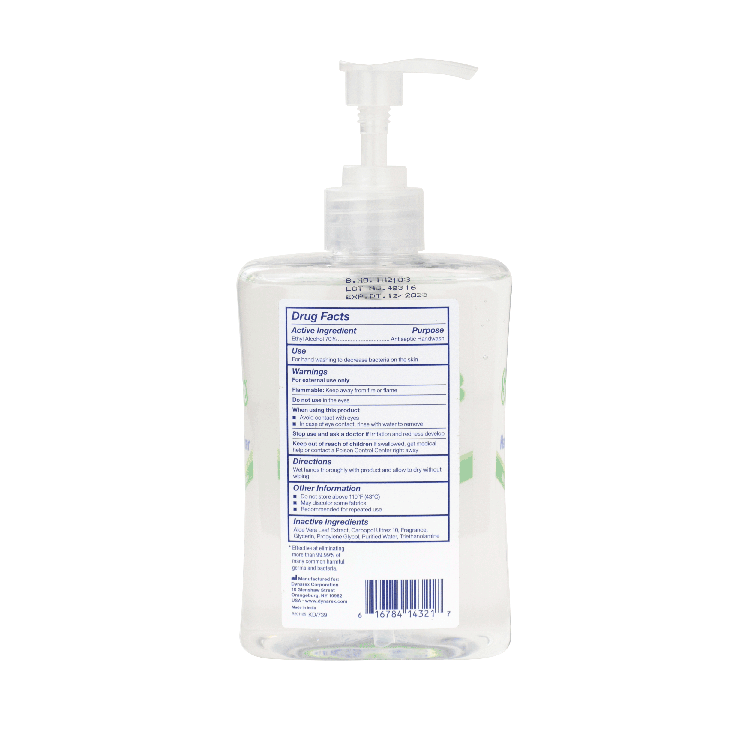 Dynarex SannyTize Instant Hand Sanitizer, 16 oz. Square Pump, 12bot/case (12 Count)