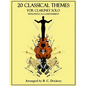 20 Classical Themes for Clarinet Solo with Piano Accompaniment - Paperback