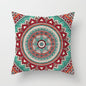 Ethnic style mandala pattern religious ceremony belief polyester pillowcase