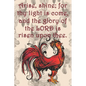 Arise, shine; for thy light is come, and the glory of the LORD is risen upon thee.: Dot Grid Paper - Paperback