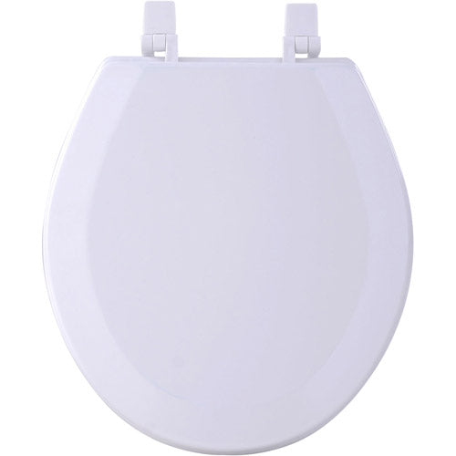 Wood toilet seat, 17 inches round