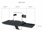 Car small table board car with rear folding table desk writing desk laptop tablet bracket