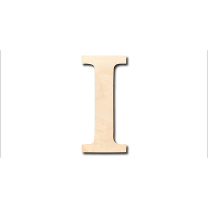 Unfinished Wood Bold Iota Shape - Craft - up to 46" DIY