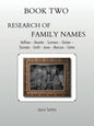 Book Two Research of Family Names: Hoffman - Hovatter -Summers - Shahan -Shumate - Smith - Jones - Mancuso - Sutton - Paperback