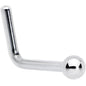 20G Stainless Steel Stainless Steel Micro Ball Nose Ring L-Shaped
