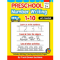 Preschool Number Writing 1 - 10, Left handed kids, Ages 3+: Specially designed Home Learning Book with Writing Practice, Coloring Pages, Activity Work - Paperback
