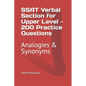 SSAT Verbal Section for Upper Level - 200 Practice Questions: Analogies & Synonyms - Paperback