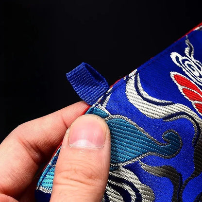 Tibetan Cross Vajra Embroidered Offering Cloth