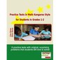 Practice Tests in Math Kangaroo Style for Students in Grades 1-2 - Paperback