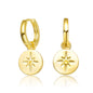 14K Gold Plated Dangle Earrings
