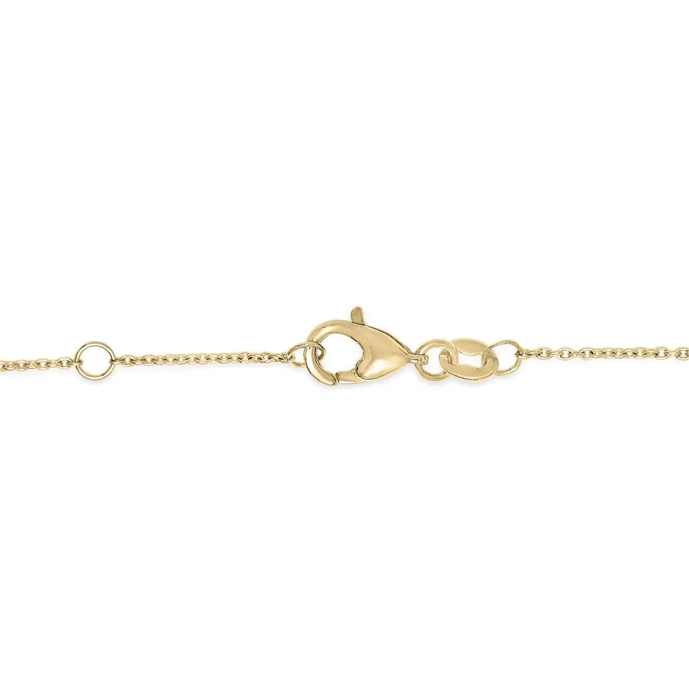 14K Yellow Gold Alternating Emerald and Diamond Bezel Station Bracelet