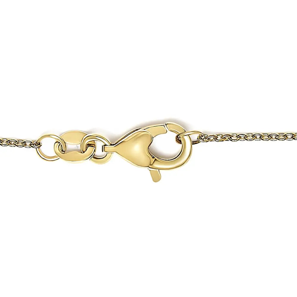 Natural Ruby and Diamond Bezel Station Bracelet in 14K Yellow Gold 7.5