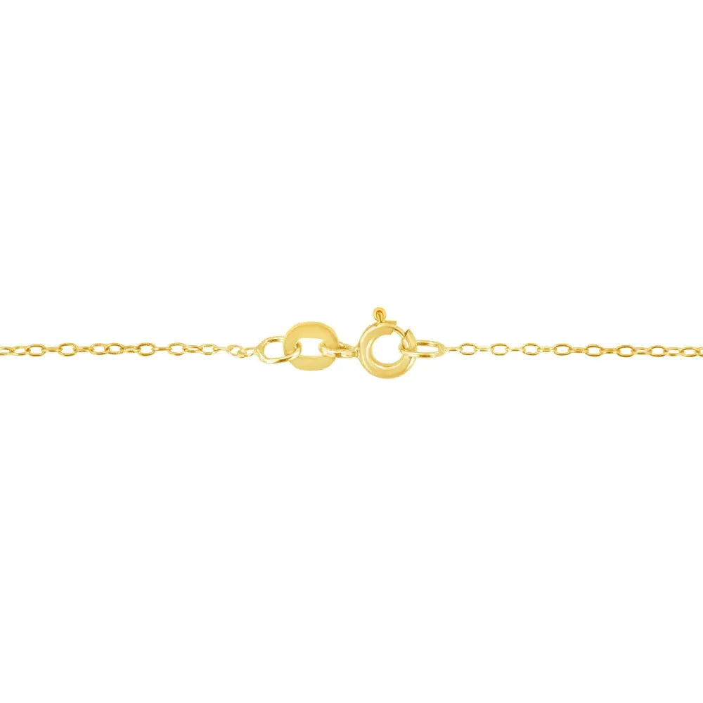 4.0 Cttw Diamond Shadow Frame Heart Pendant in Gold Plated Silver