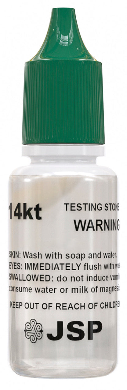 Gold Testing Solutions Kit 10k 14k 18k 22k Silver Platinum Scratch Stone