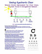 Seeing Eyecharts Clear-Natural Vision Improvement for Clear Close, Distant Vision: & Astigmatism Removal (Black & White Edition) - Paperback