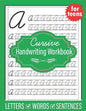 Cursive Handwriting Workbook for Teens: Handwriting practice workbook for young adults teens and tweens, practice letters words and sentences - Paperback