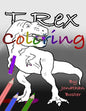 T Rex Coloring - Paperback