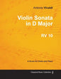 Violin Sonata in D Major RV 10 - For Violin and Piano - Paperback