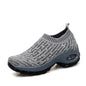 Air Cushion Sport Shoe | Dark Purple Comfortable Full-Support Insole Athletic Sneaker