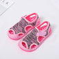 Hollow soft bottom boys beach shoes