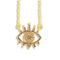 New Stylish charming Protection Jewelry | Mythical Eye Amulet with Pave Crystal Inlay For Women