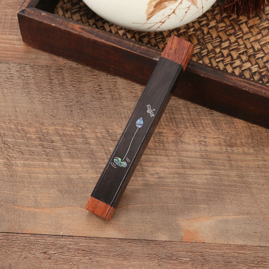 Creative Wooden Square Incense Box with Incense Plug Aromatherapy Tools