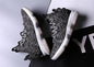 Shock-absorbing large size basketball shoes high to help outdoor sports shoes