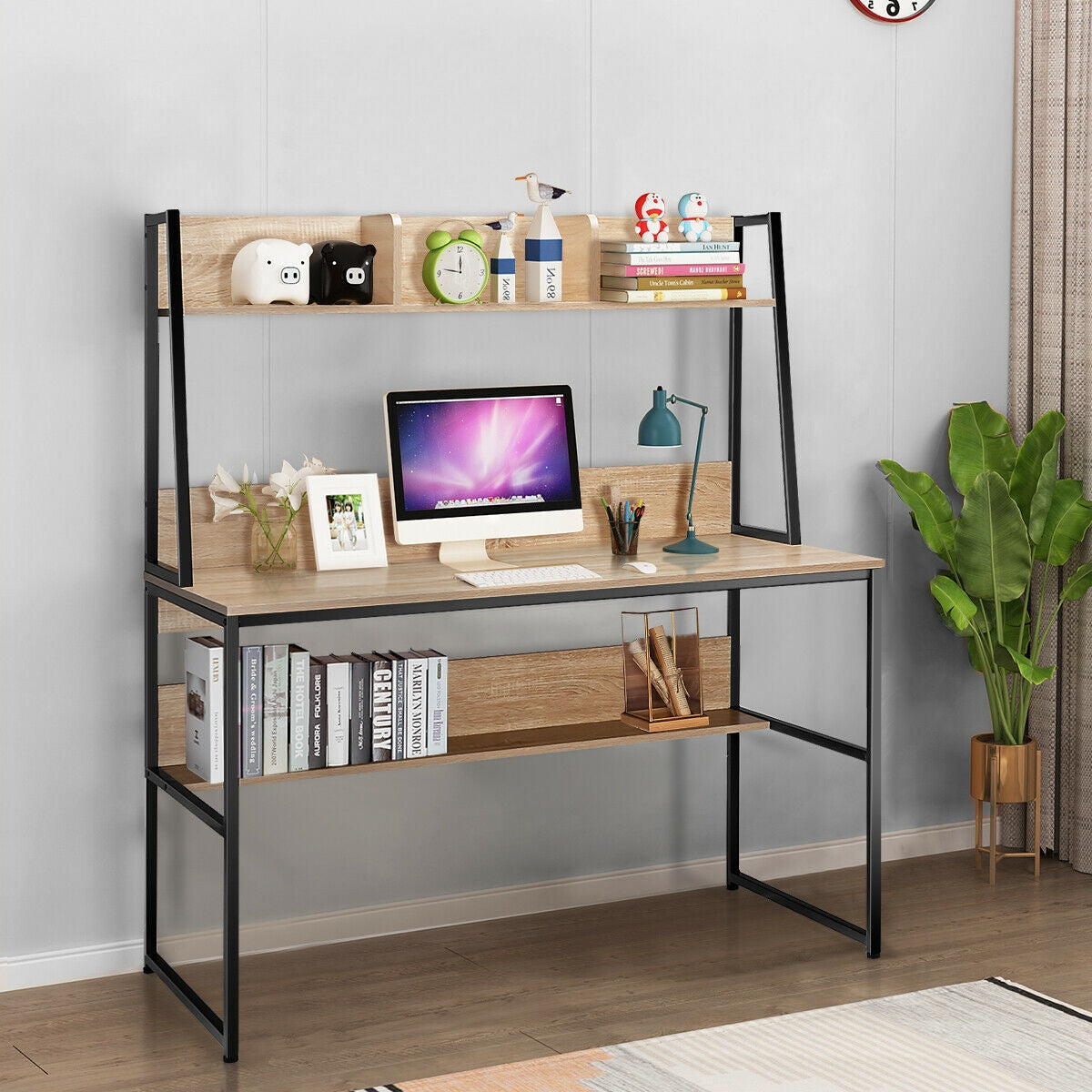 47-Inch Computer Desk Writing Study Table Workstation