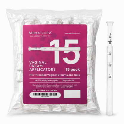 Disposable Vaginal Cream Applicators  for Premarin, Estace & many others (15ct)