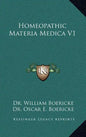 Homeopathic Materia Medica V1 - Hardcover