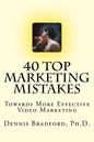 40 Top Marketing Mistakes: Towards More Effective Video Marketing - Paperback