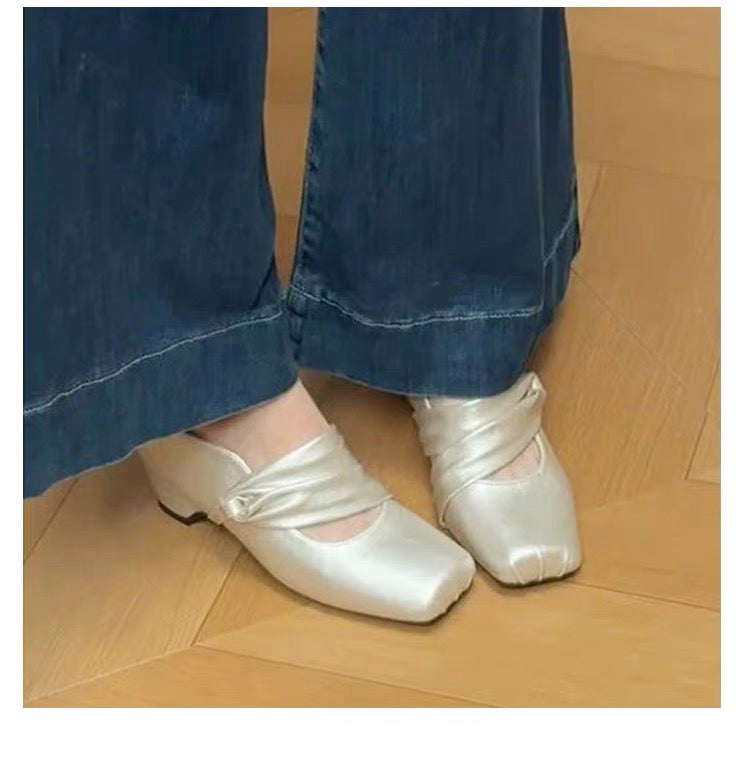 2026 Summer New Korean Style Women Retro Closed Toe Slide Sandals, 9cm High Platform Elevated Slippers, Elegant Outdoor Casual Shoes