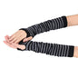 Fingerless knit sleeves