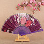 Handmade Silk Chinese Dance Fan with Tassel