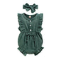 Flying Sleeve Baby Children's Triangle Romper Jumpsuit