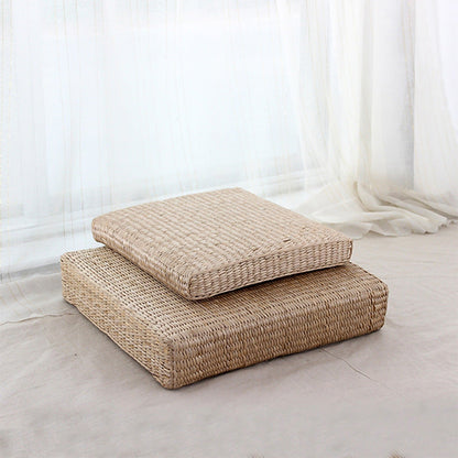 Tatami Straw Woven Meditation Cushion