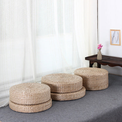Tatami Straw Woven Meditation Cushion