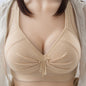 Bra Plus Size Underwear No Steel Ring Back Buckle Mother's Thin Bra