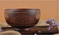 Central Mongolian Hand-Crafted Wooden Bowl