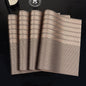 Modern Chinese Style Placemats with Insulation Pad Set of Four