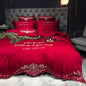 Four-Piece Cotton Jacquard Hotel Bedding