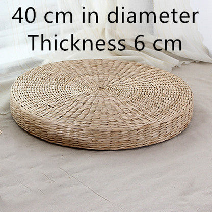 Tatami Straw Woven Meditation Cushion