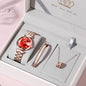Ladies Waterproof Quartz Watch Set